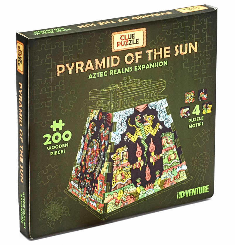 Rätselspiel Cluepuzzle - Aztekenreich - Erweiterung für Die Sonnenpyramide Escape Room in einer Box
