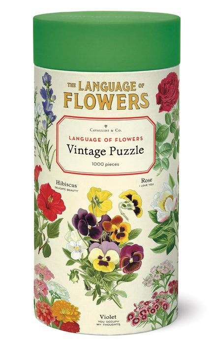 Cavallini & Co. Vintage Puzzle Language of Flower 1000 Teile