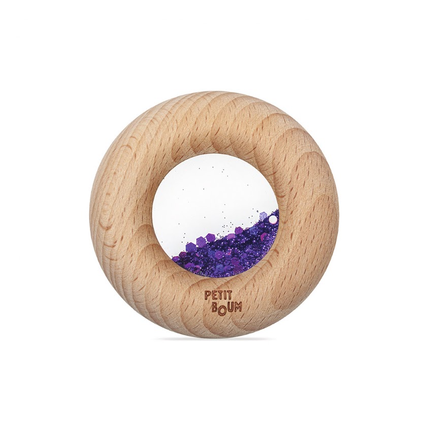 Petit Boum Sensory Calm Donut Purple Sensorik Spielzeug für Babys