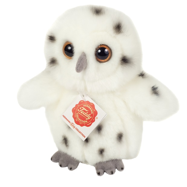 Hermann Teddy Schneeeule 16 cm Stofftier Eule
