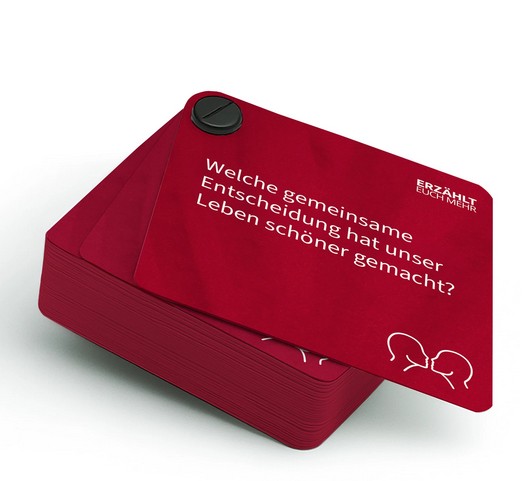 Simon & Jan Karten Erzählt euch mehr für Paare -Mini- Inspiration für Gespräche