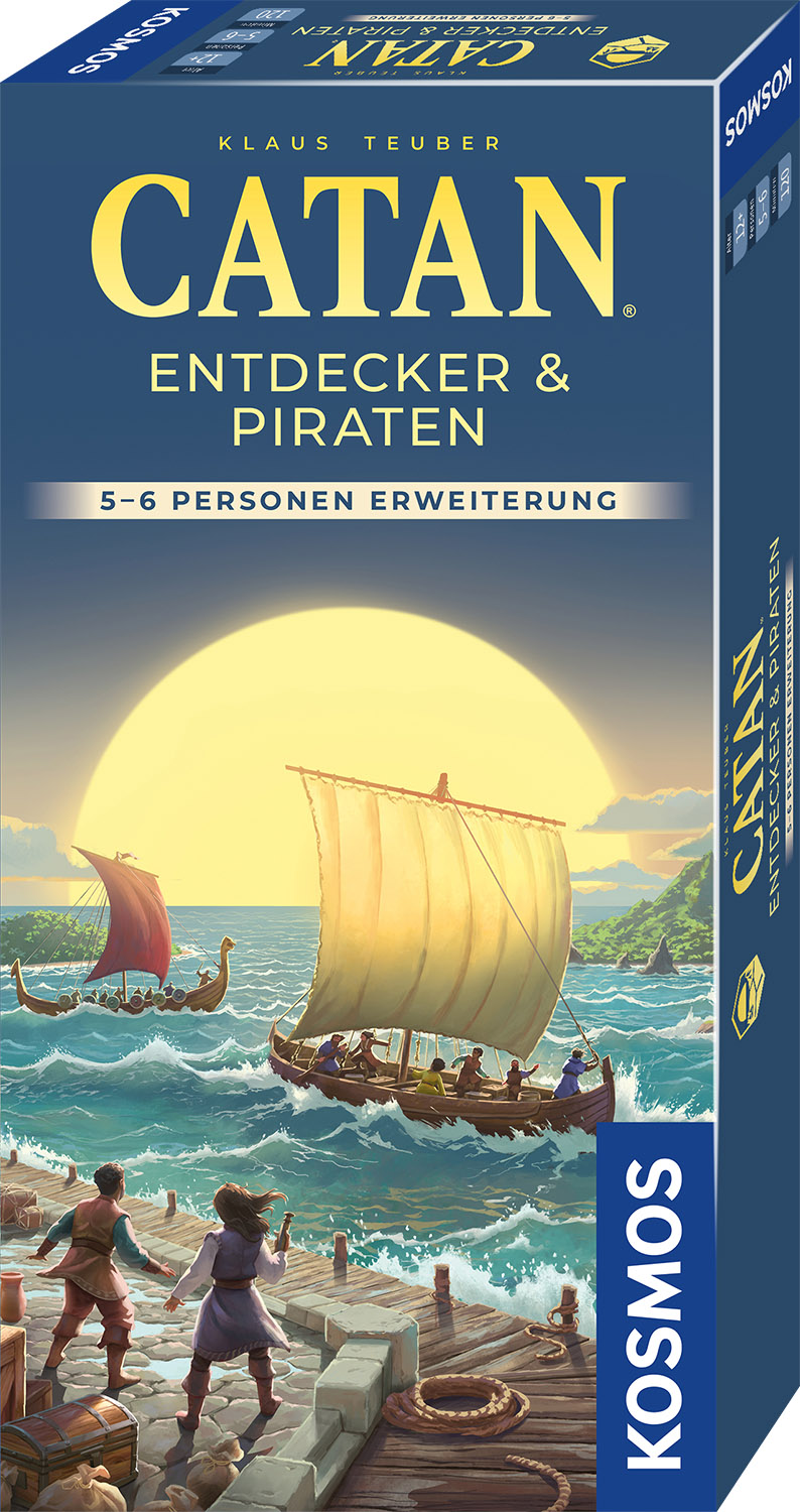 Kosmos Gesellschaftsspiel Catan - Entdecker & Piraten Erweiterung  5-6 Personen