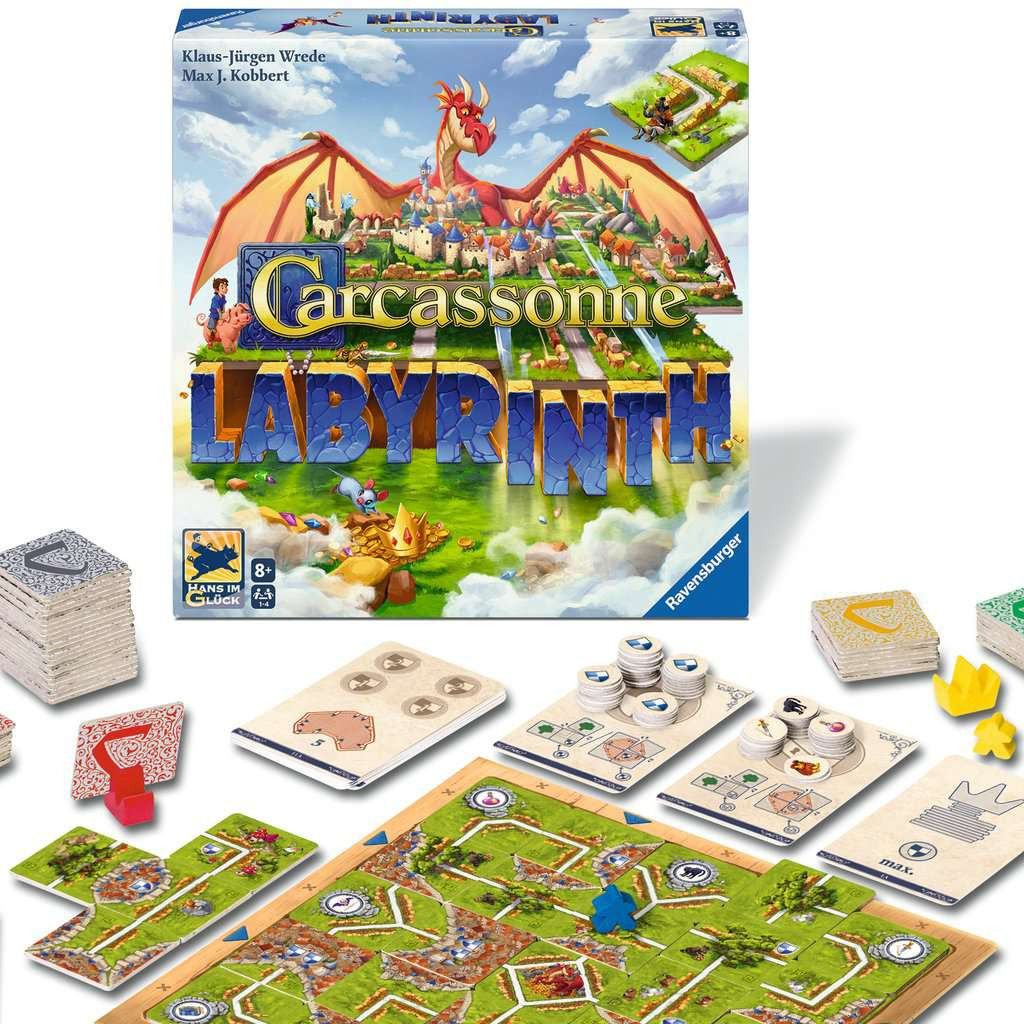 Ravensburger Spiel Das verrückte Labyrinth Carcassonne
