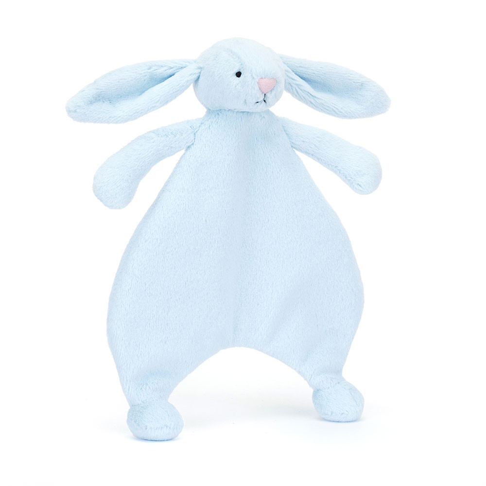 Jellycat Bashful Blue Bunny Comforter Schmusetuch Hase in hellblau Jellycat Bashful Blue Bunny Comforter Schmusetuch Hase in hellblau