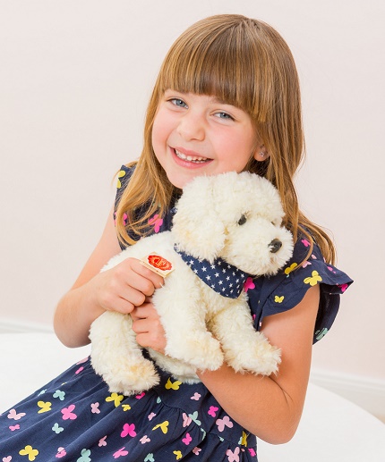 Hermann Teddy Labradoodle sitzend 28 cm Stofftier Hund