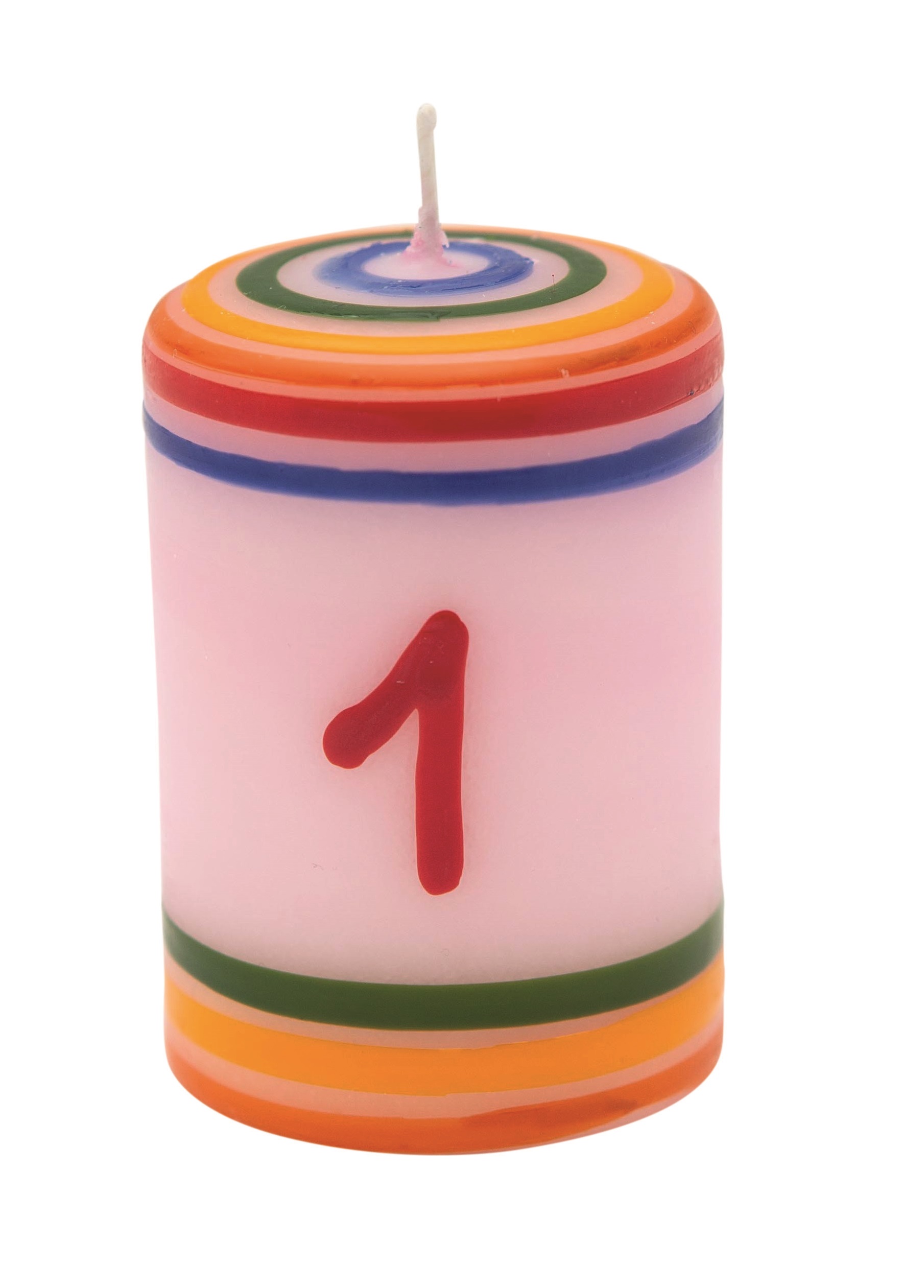 Ahrens Lebenslicht Zahl 1 Rosa