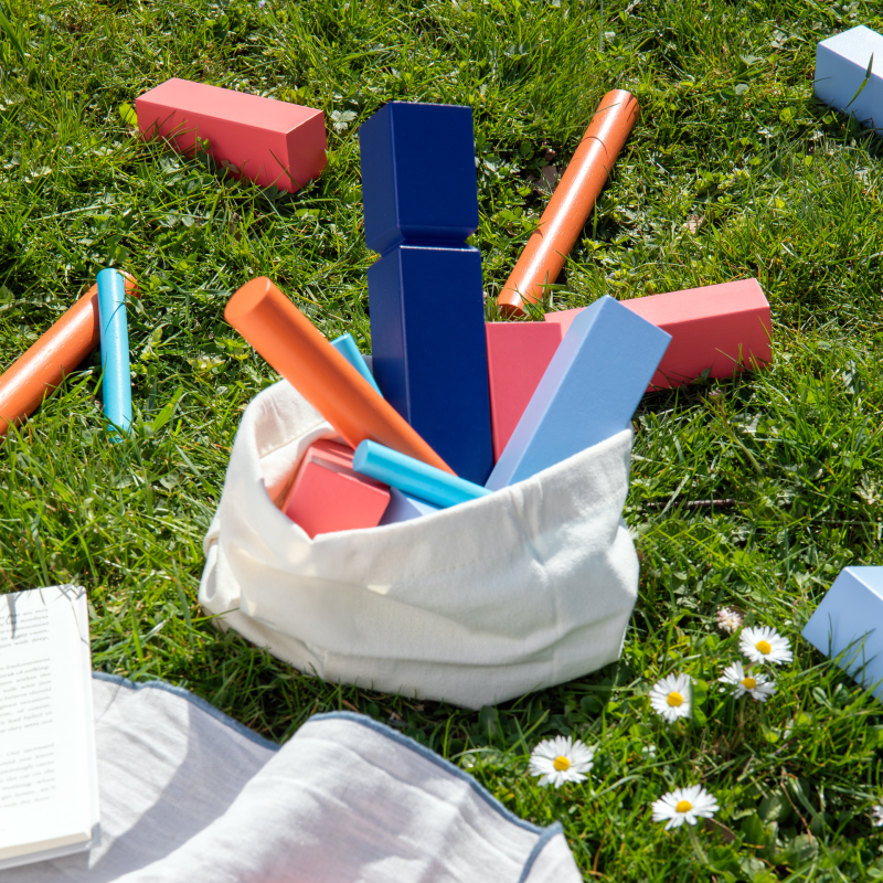 Remember Wurfspiel KUBB ein Klassiker im Design-Gewand