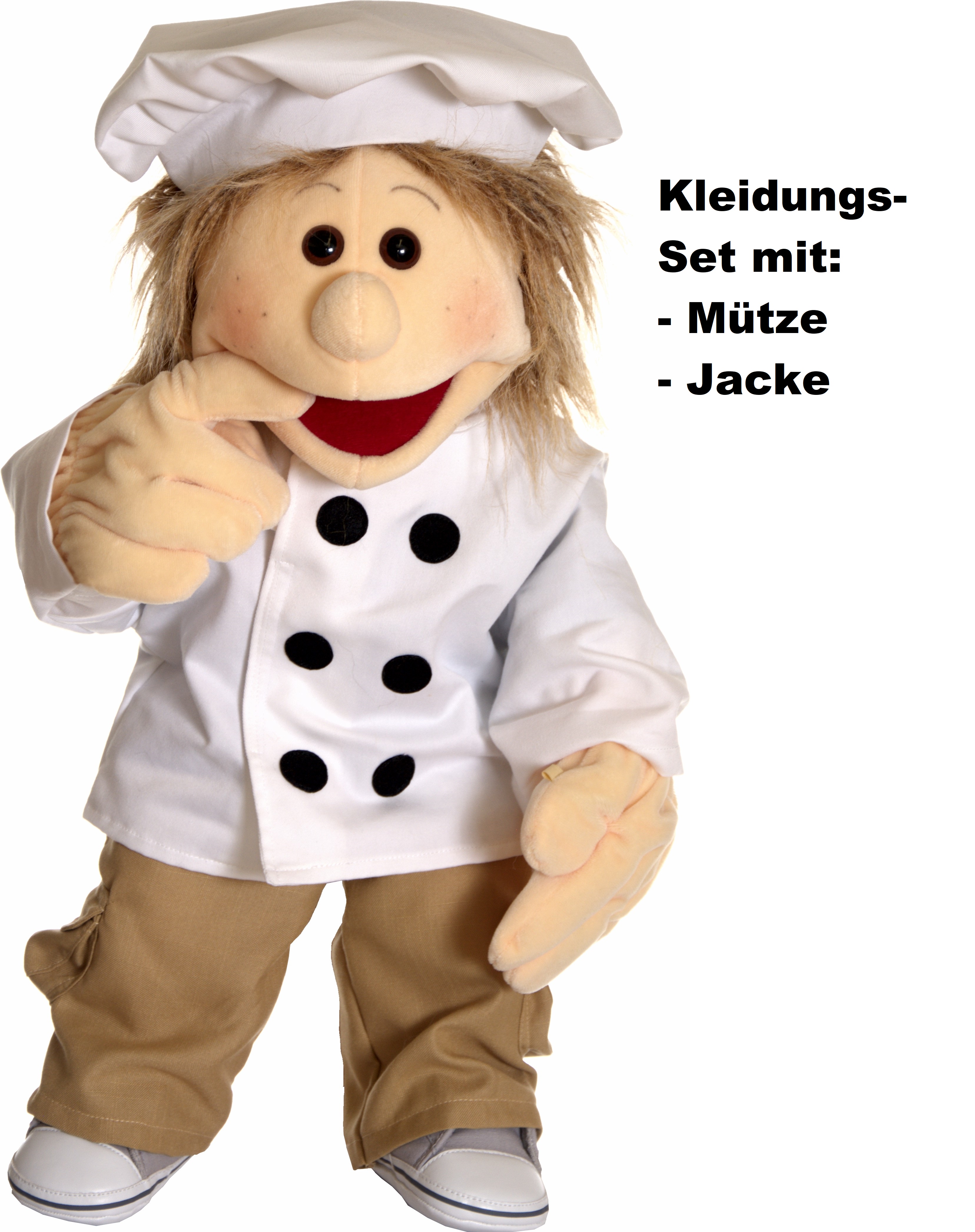 Living Puppets Bekleidung Koch Kleidung (2teilig) 65cm ohne Puppe