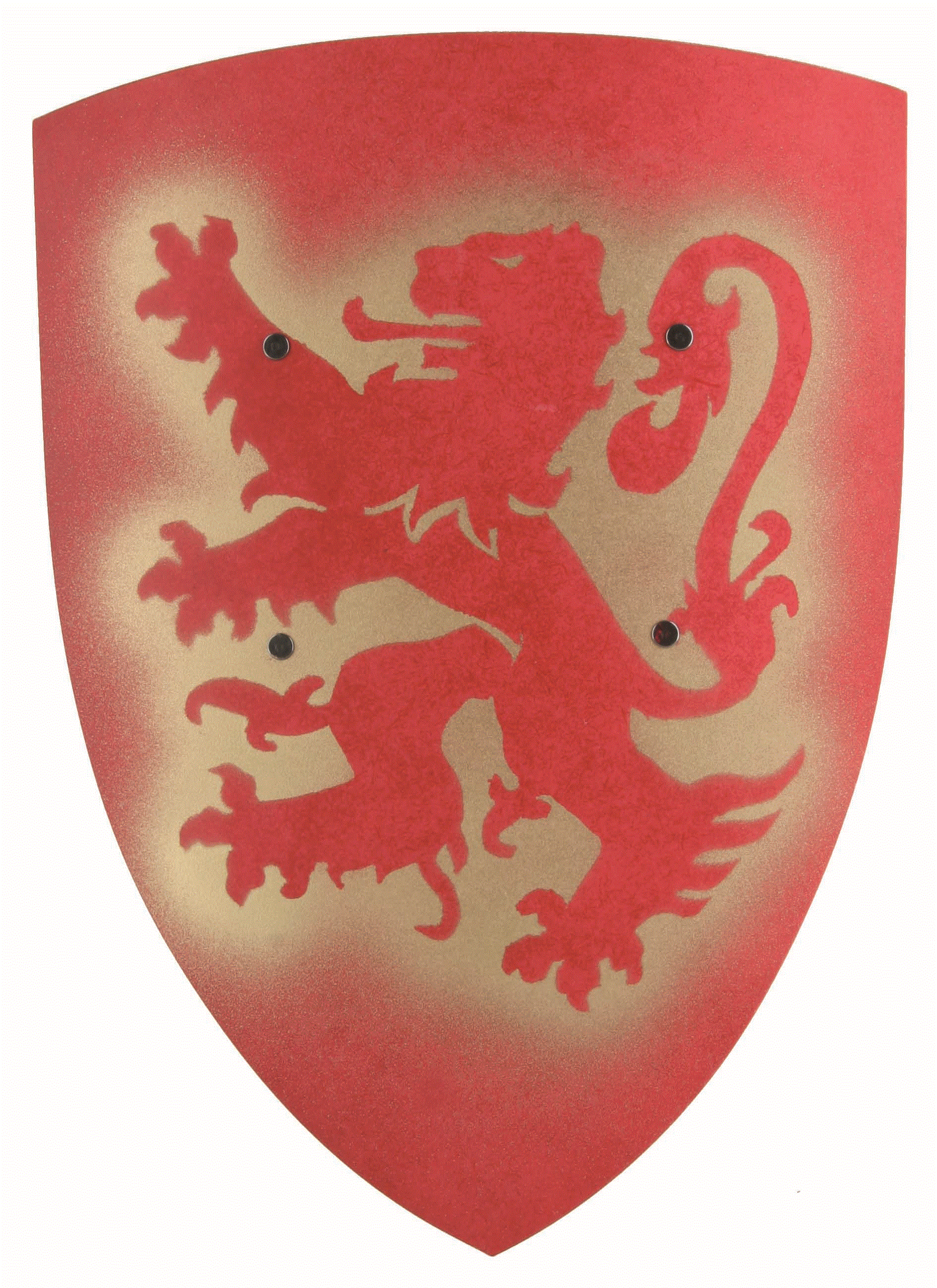 Vah Holzschild groß, Bergischer Löwe rot/gold