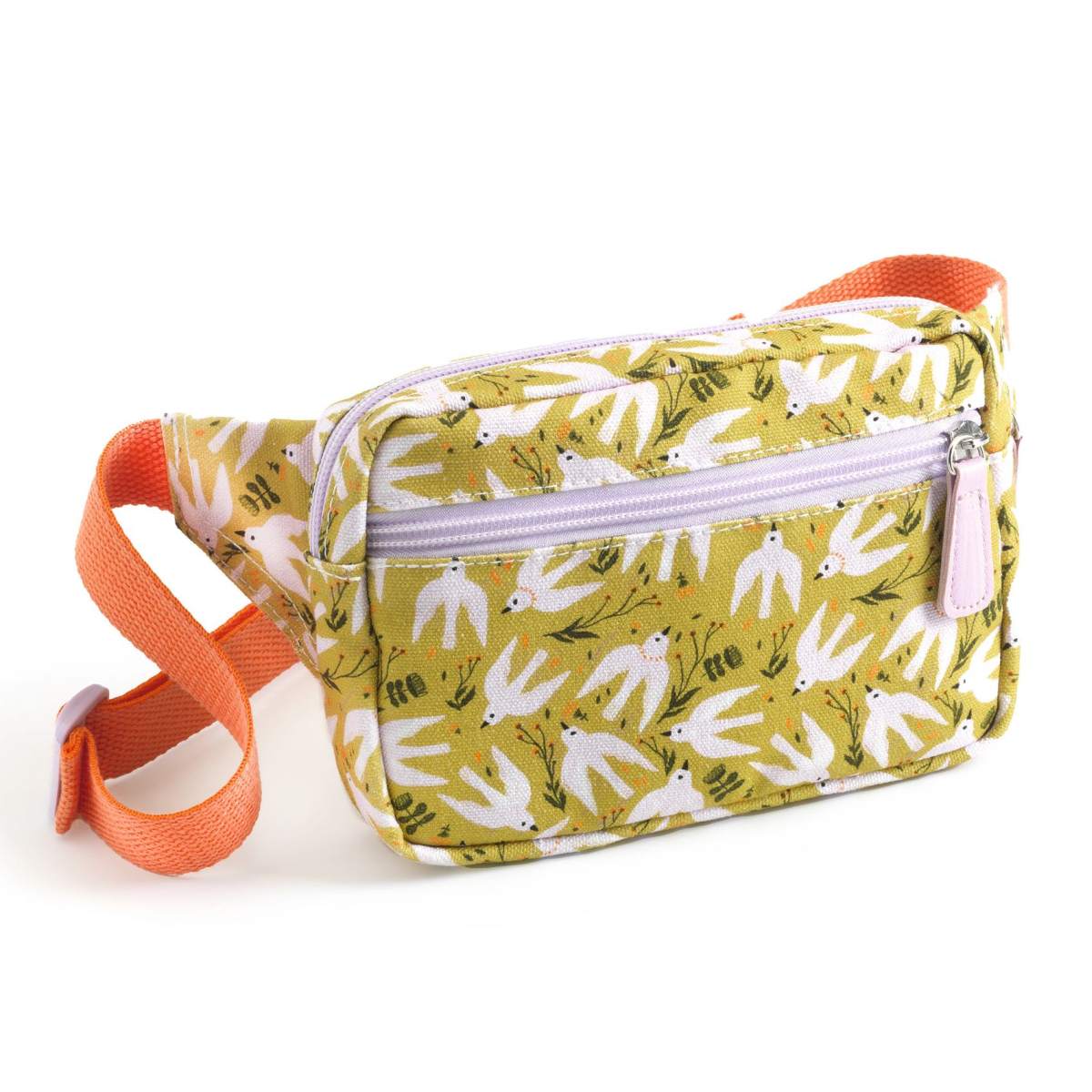 Djeco Bauchtasche Vögel Banana Bag aus Baumwolle