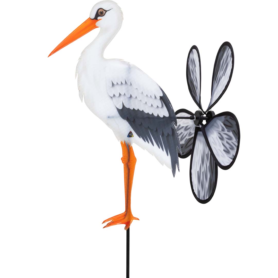 Invento Windspiel Spin Critter Weißstorch