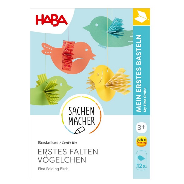 Haba Sachenmacher Bastelset - Erstes Falten Vögelchen