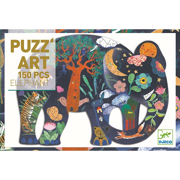 Djeco Puzz'Art Eléphant 150 Teile