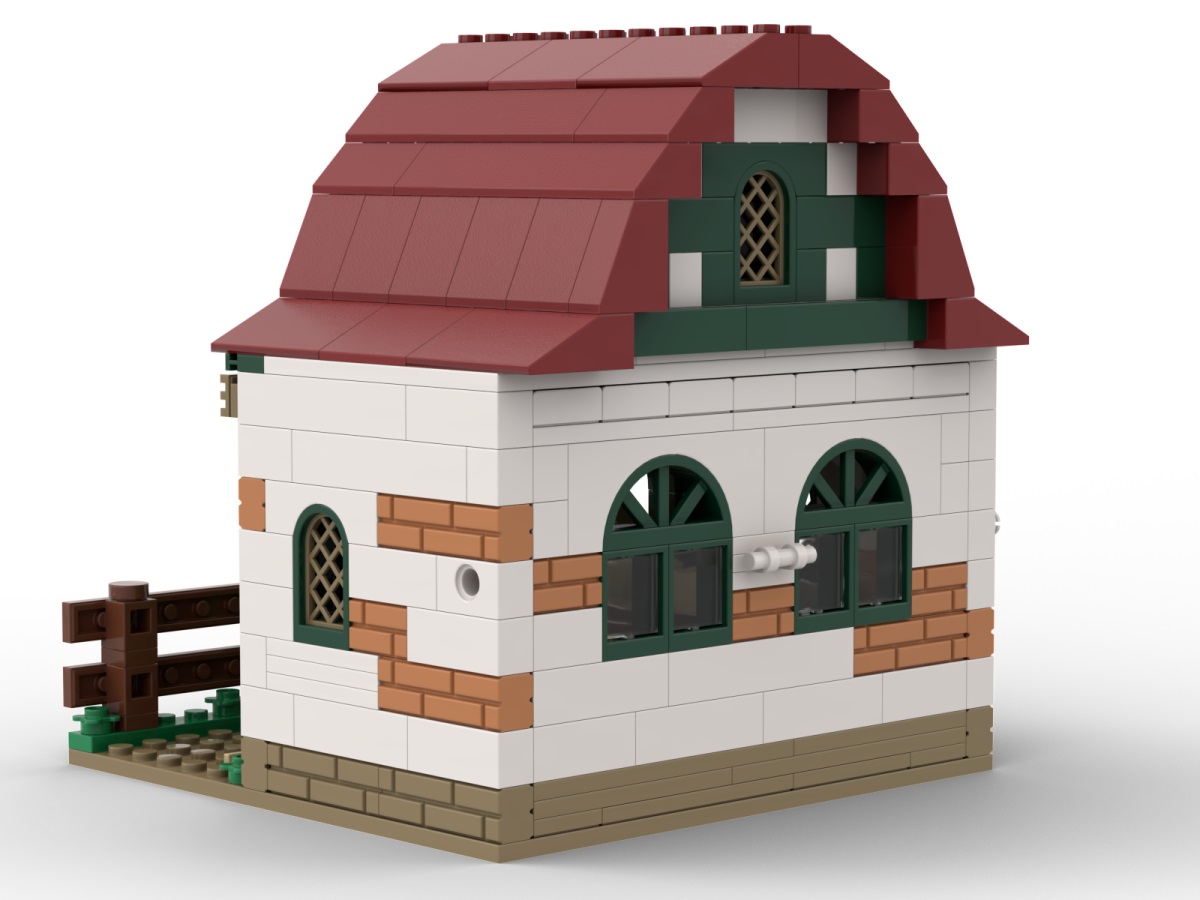 KiddiCraft Klemmbausteinset Ponyhof-Erweiterung - 1 Kiddiz Figur, 1 Pferd 313 Teile