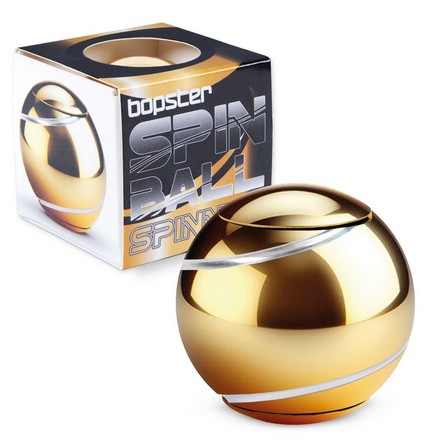 Bopster Fidget Spinner Ball- gold & silver Metall Fidget Toy