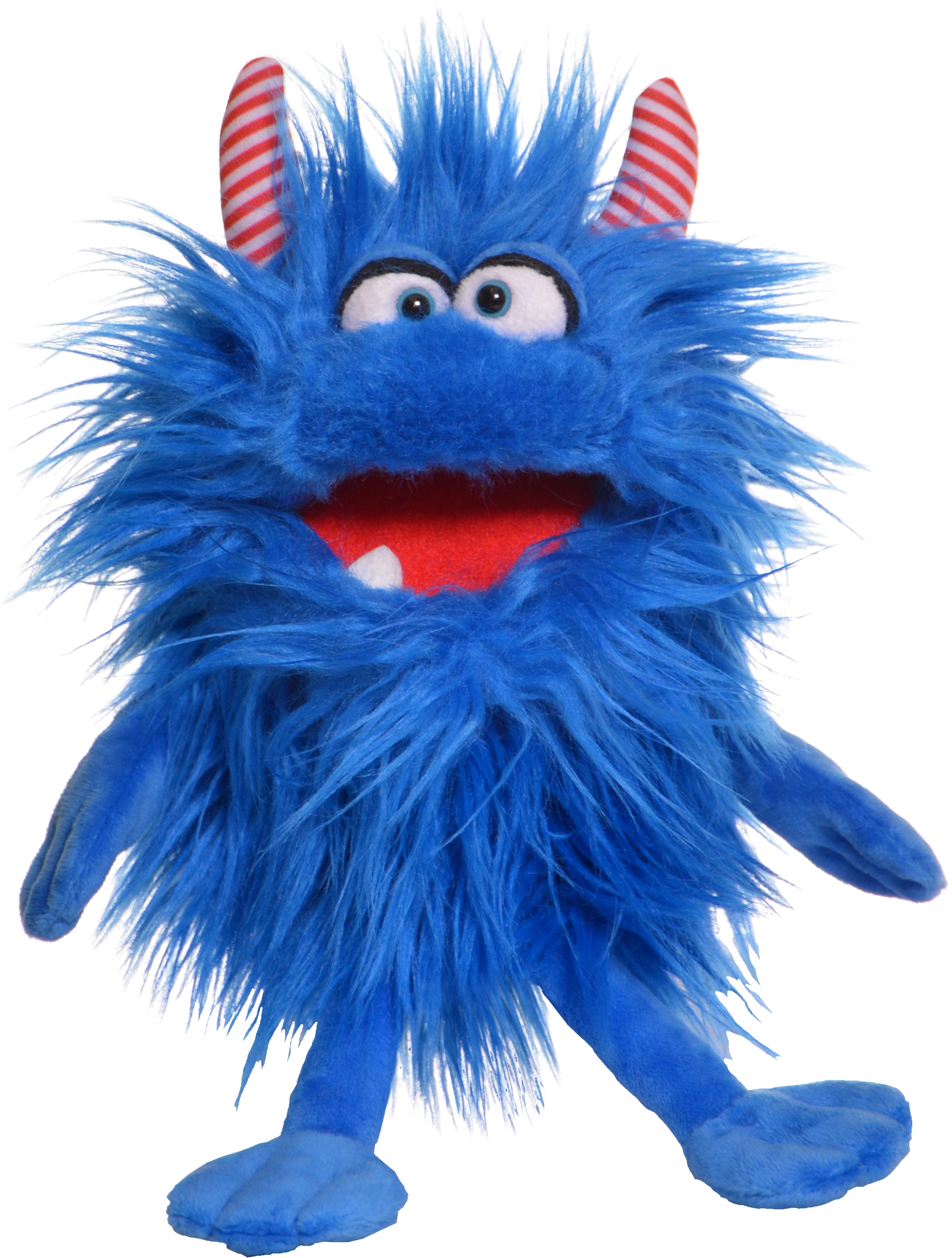 Living Puppets Handpuppe klein Schmackes (blau) aus der Reihe Monster to go! 