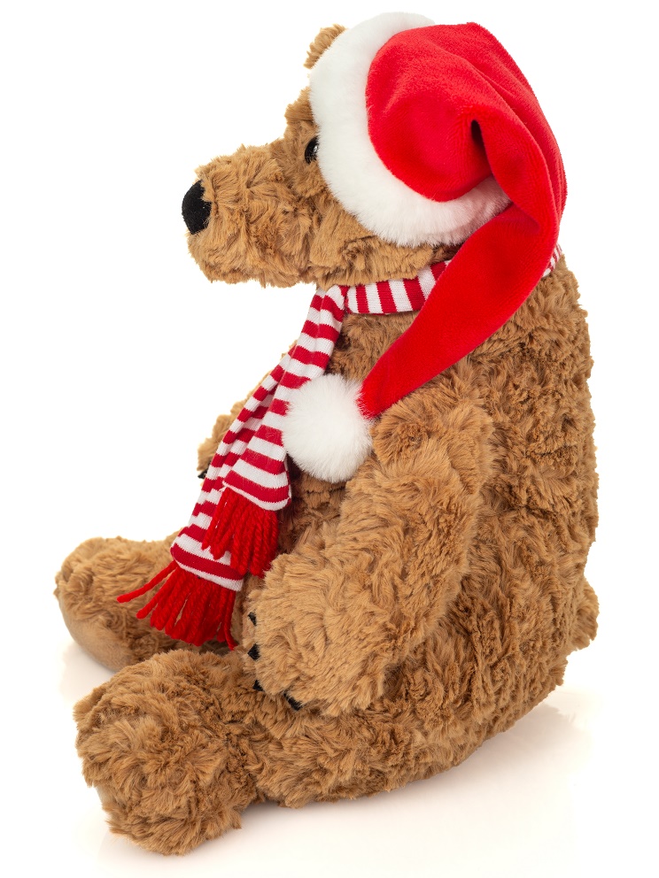 Hermann Teddy Braunbär Howard Christmas Edition 34 cm Weihnachtsteddy Stofftier Braunbär