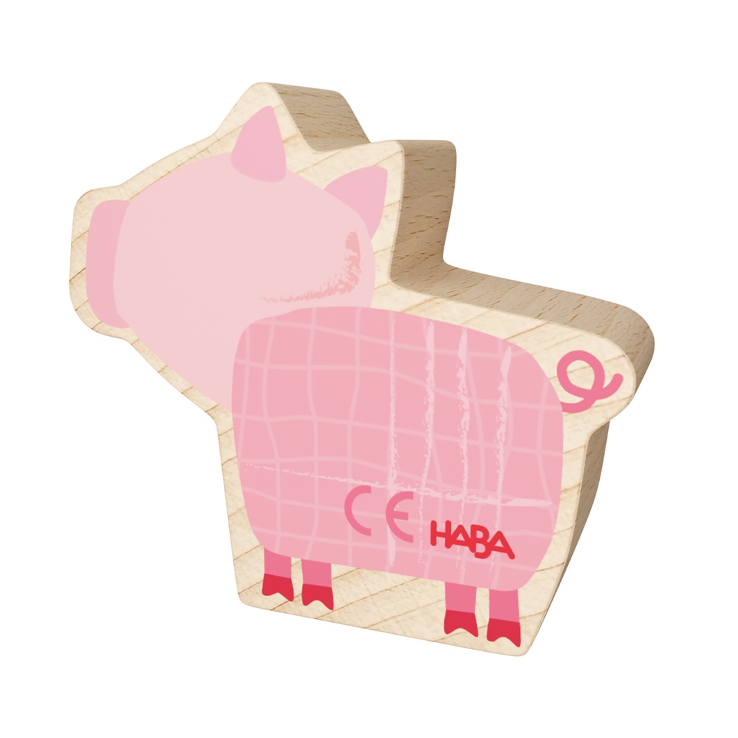 Haba My 1st Block World – Schwein Rosali Bausteinwelt ab 1 Jahr