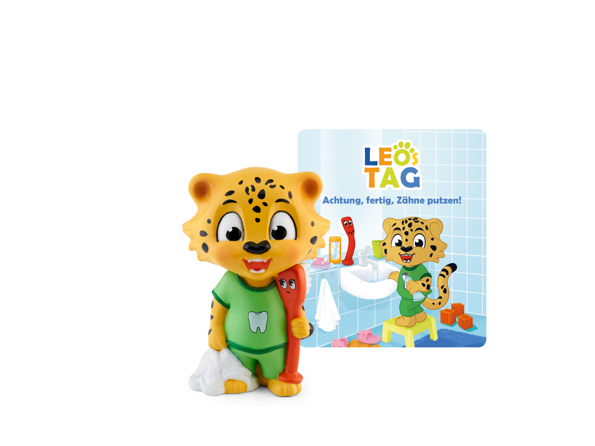 Tonies Hörfigur Leos Tag - Achtung, fertig, Zähneputzen!