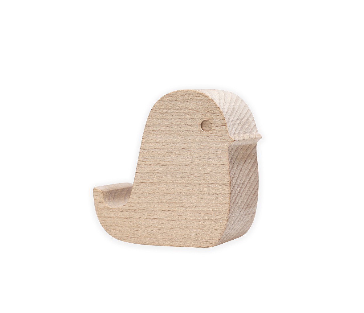 Kikkerland Bird Beechwood Phone Stand 