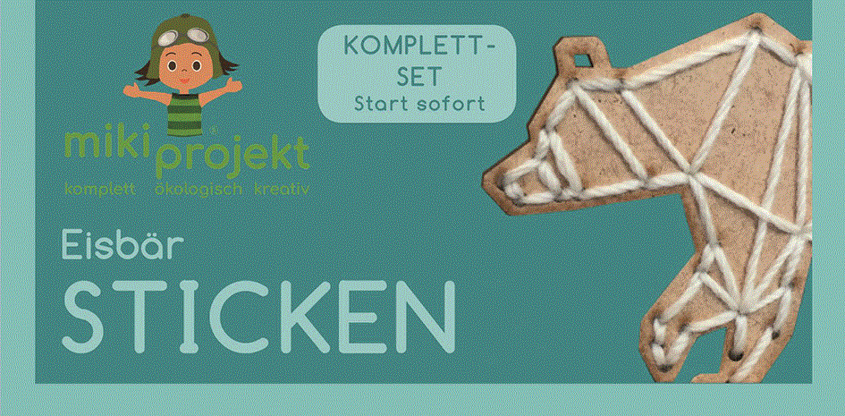 Stickset Eisbär 