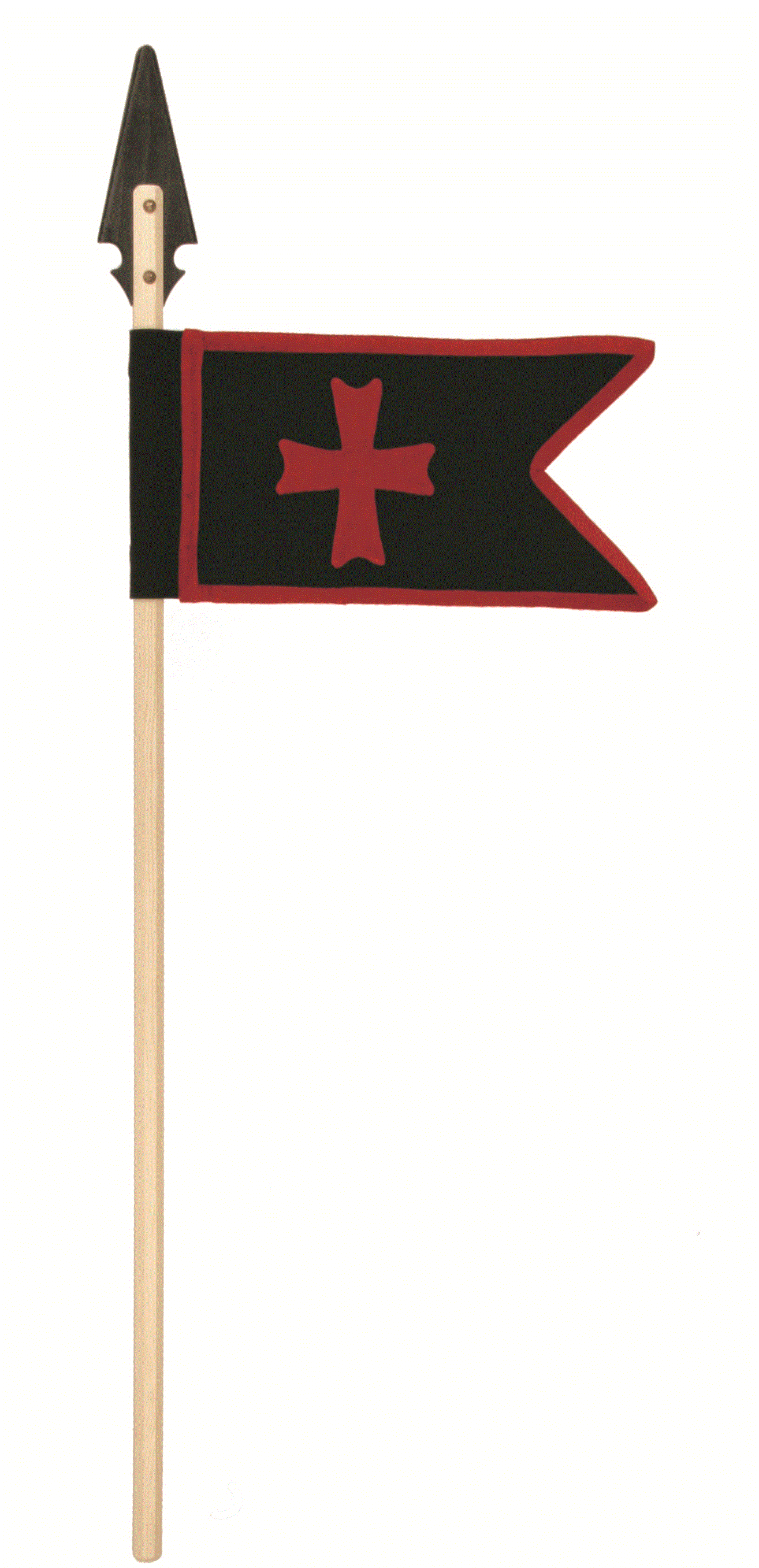 Vah Tempelritter-Lanze, Banner schwarz 