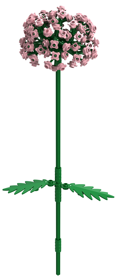 Brixies Plus Allium rosa 153 Klemmbausteine