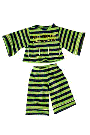 Living Puppets Bekleidung Pyjama 45cm