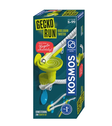 Kosmos Kugelbahn Gecko Run - Twister-Erweiterung aus Bio-basiertem Kunststoff