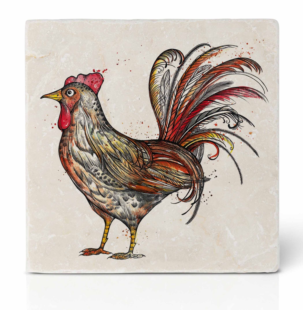 Ligarti Fliesenuntersetzer Hähnry