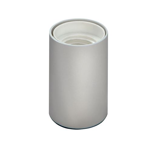 Sompex Tischleuchte Tobi silber mit Kabel, Stecker, Schalter