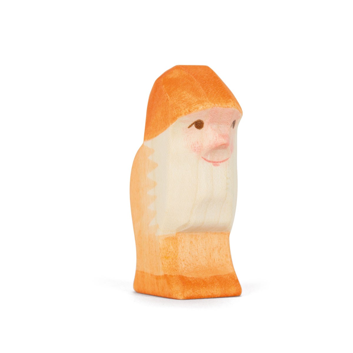 Ostheimer Holzfigur Zwerg orange