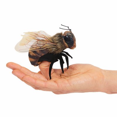 Folkmanis Fingerpuppe Mini Bee / Mini Biene 