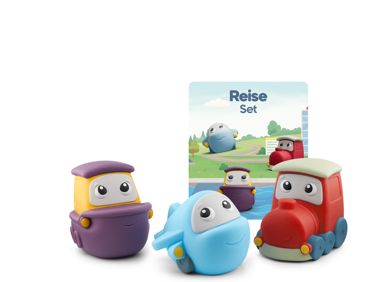 Tonies Hörfiguren  My First Tonies - Reise Set 3 Figuren (Zug, Schiff und Flugzeug)