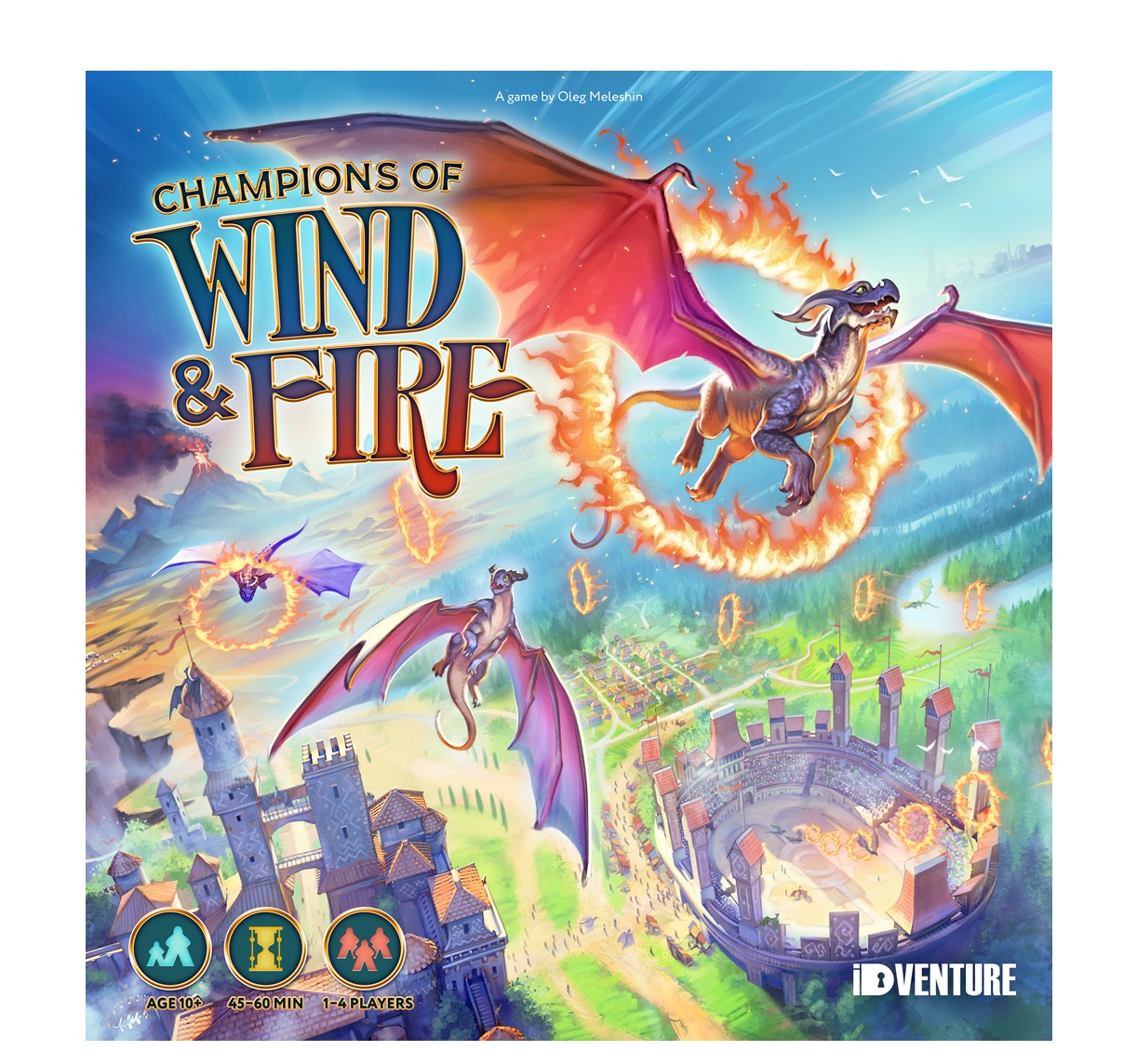 iDVenture Brettspiel Champions of the Wind & Fire