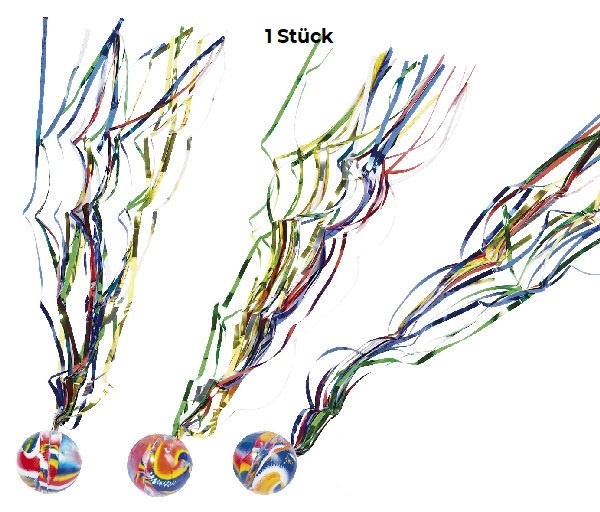 Flummy Shooting Star Springball mit Schweif