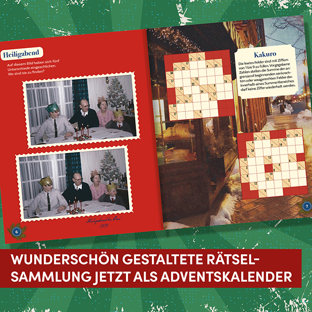 Adventskalender Rentner-Rätselbuch 2  Heine, Stefan