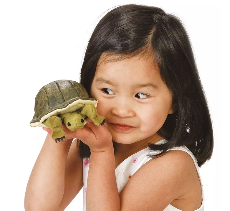 Folkmanis Fingerpuppe Mini Schildkröte / Mini Turtle