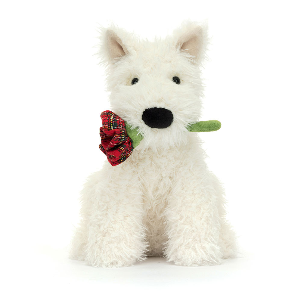 Jellycat Stofftier Munroe Scottie Dog "Love you" Plüschhund
