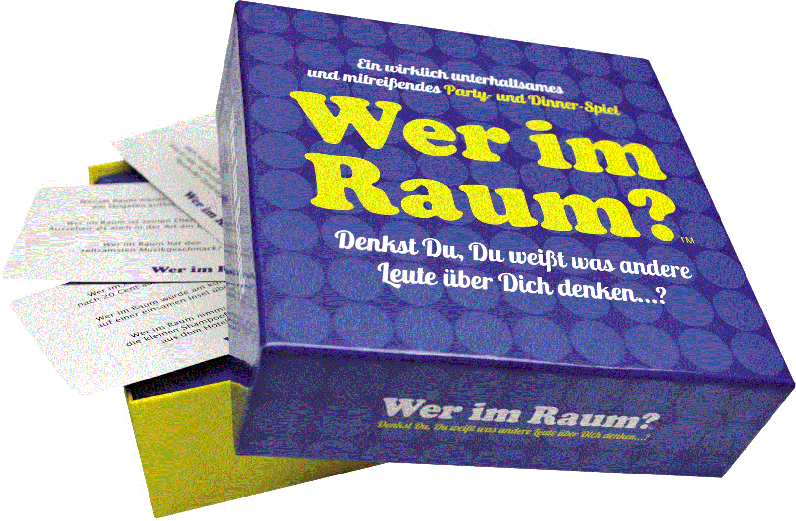 Kylskapspoesie Spiel Wer im Raum Lustiges Fragespiel für Spielrunden 
