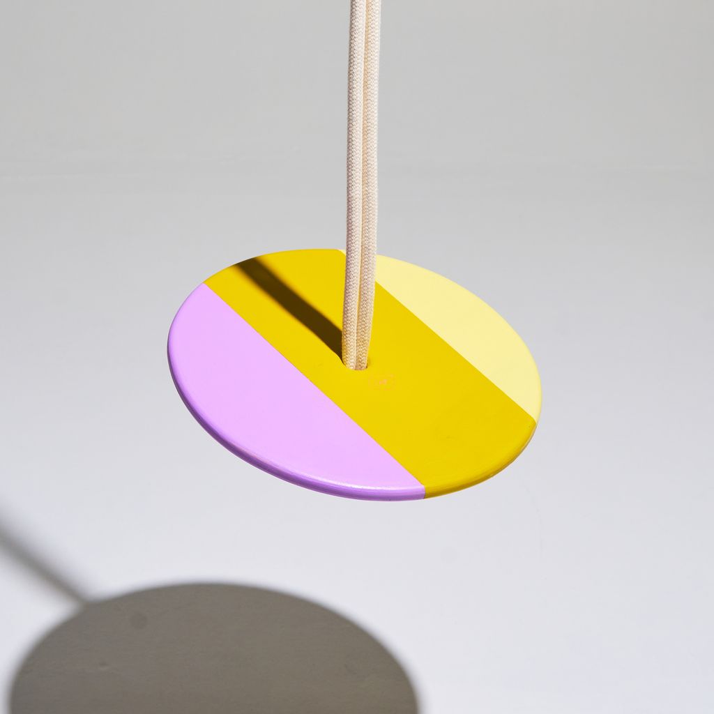 Eperfa Indoor Teller-Schaukel gelb für Kinder