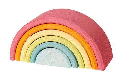 Grimms Regenbogen Pastell, 6 Teile