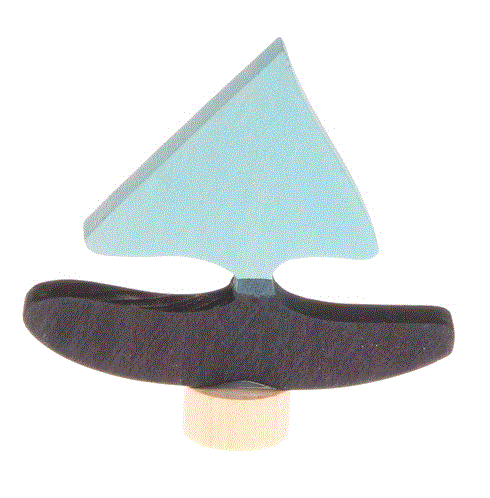 Grimms Stecker Segelboot Geburtstagssteckfigur