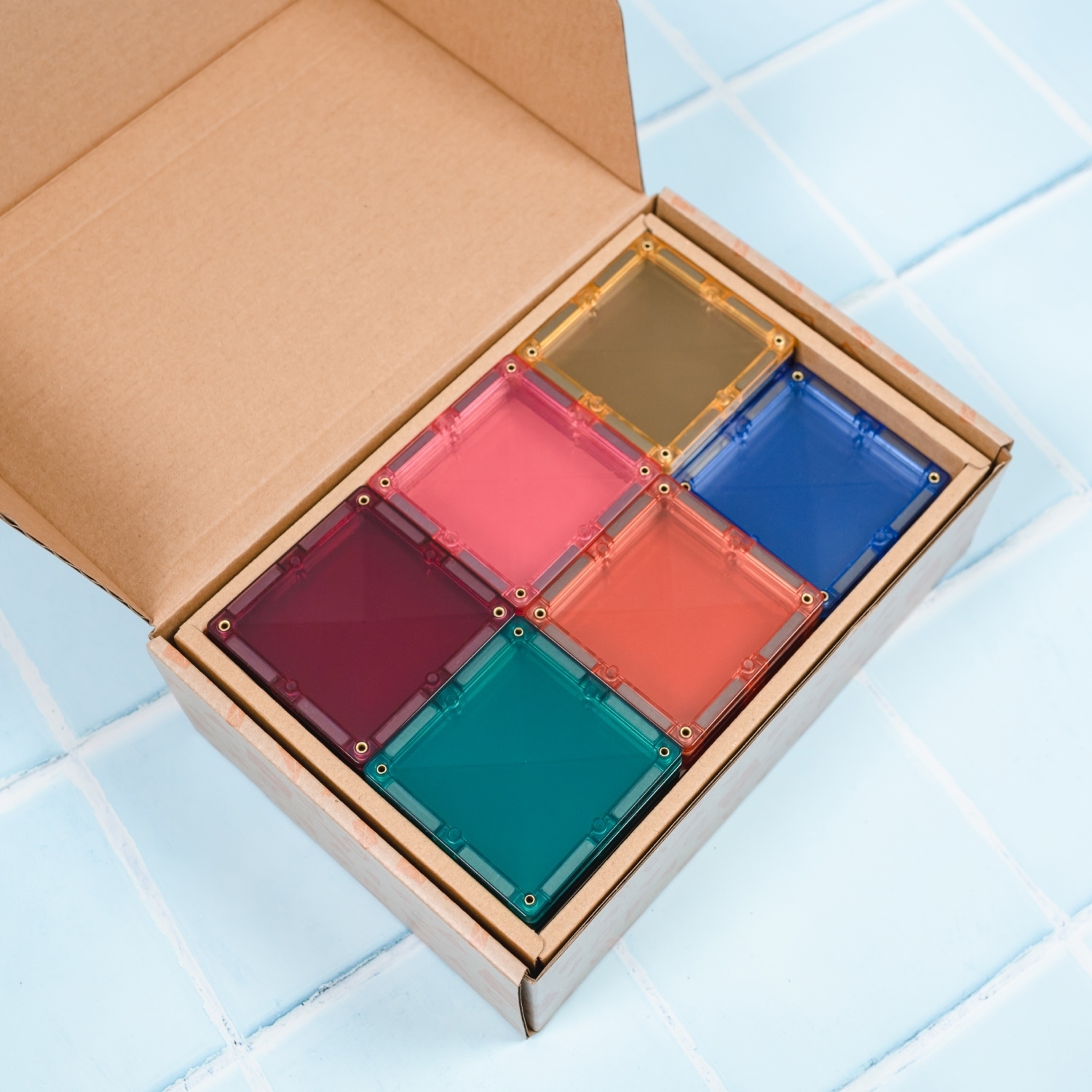 Connetix Magnetbausteine Pastel Square Pack 40 Teile