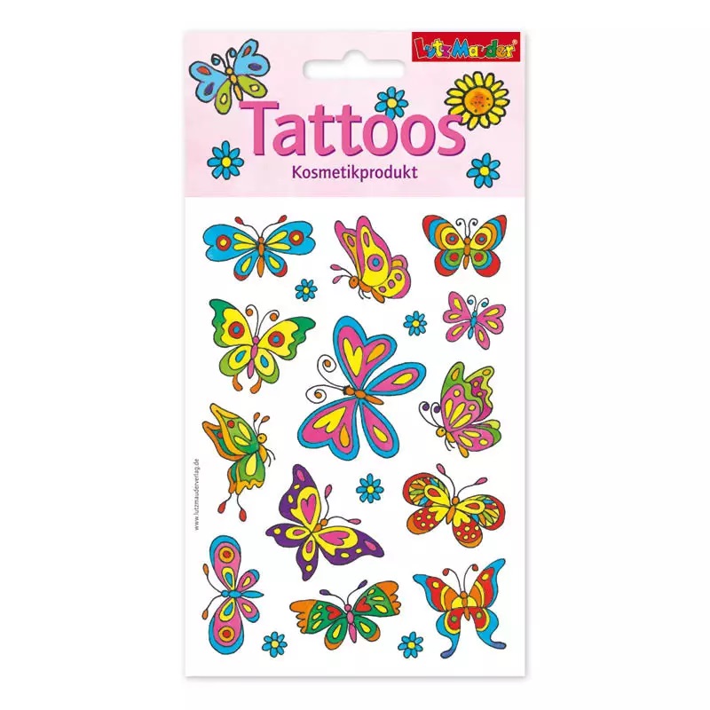 Lutz Mauder Tattoo A6, Schmetterlinge