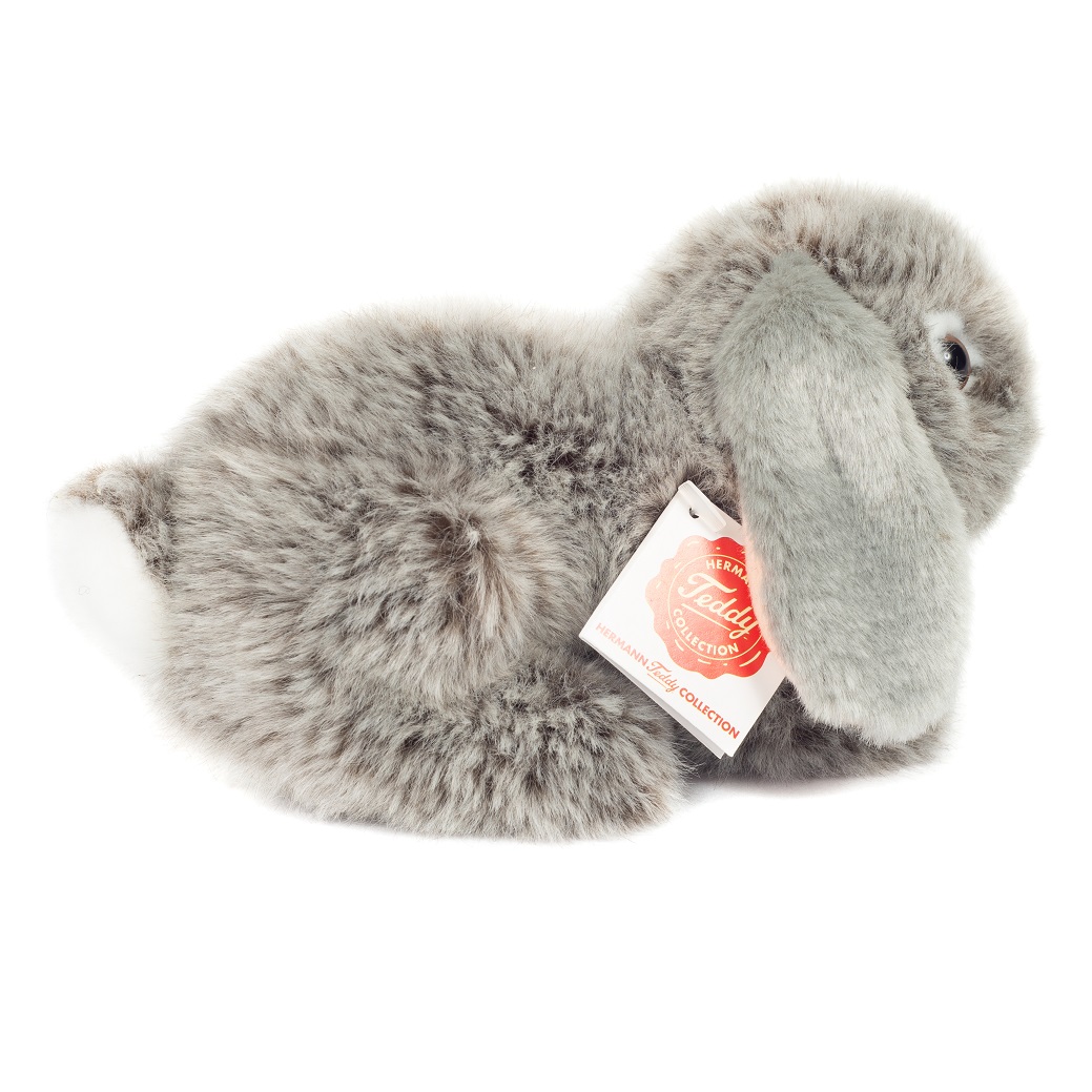 Hermann Teddy Widderkaninchen grau 18 cm Stofftier