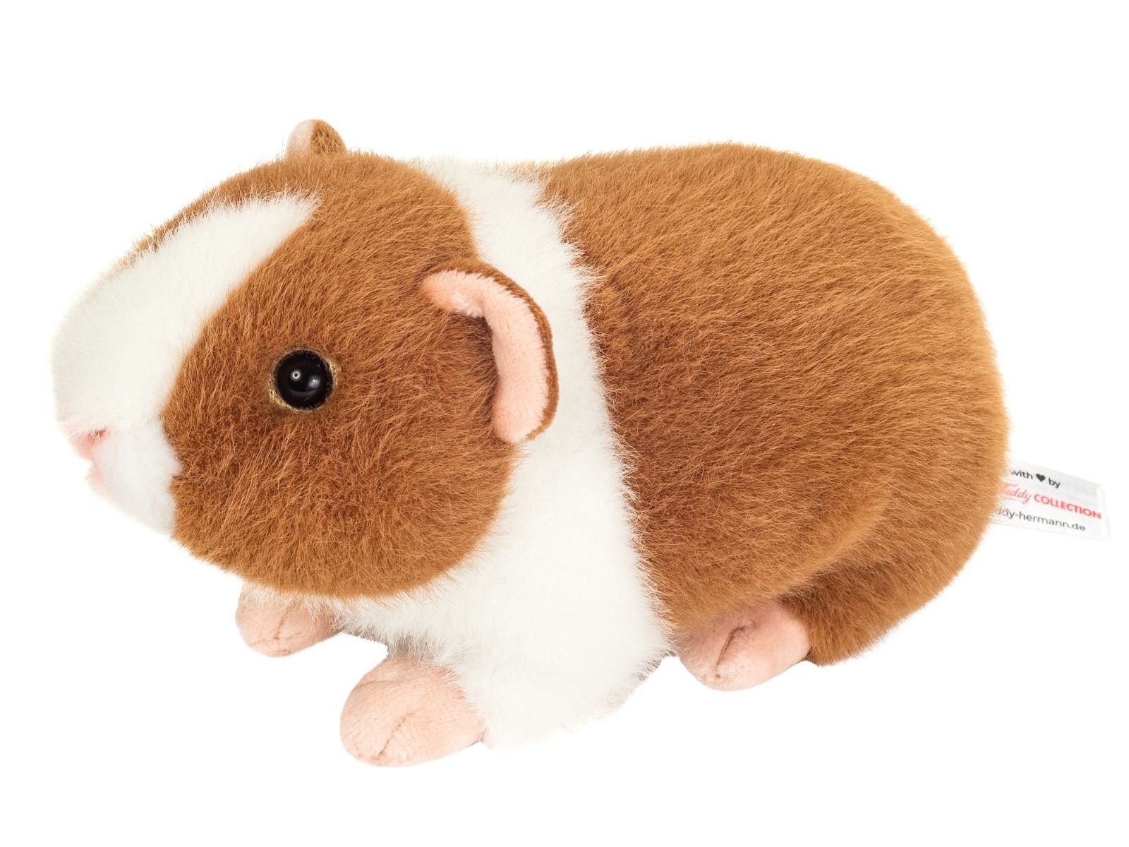 Hermann Teddy Meerschweinchen hellbraun-weiss 19 cm
