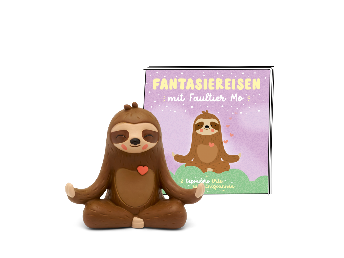 Tonies Hörfigur Fantasiereisen mit Faultier Mo 8 besondere Orte zum Entspannen