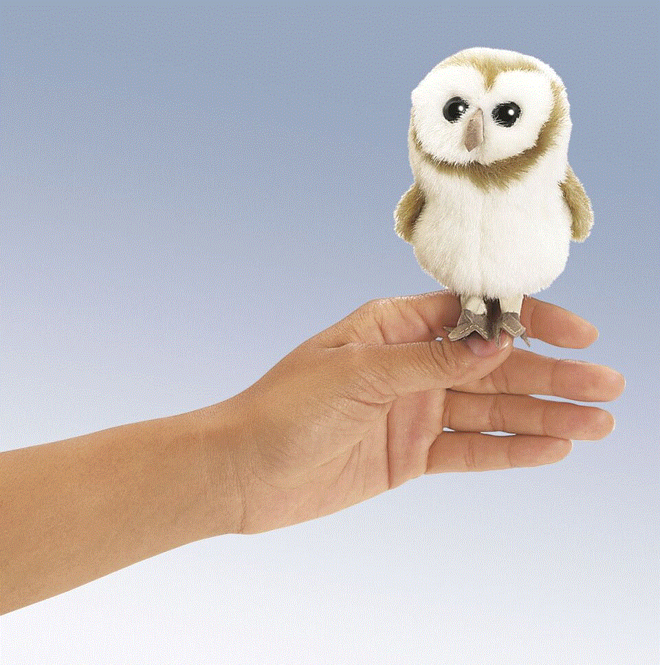 Folkmanis Handpuppe Mini Schleiereule / Mini Barn Owl 