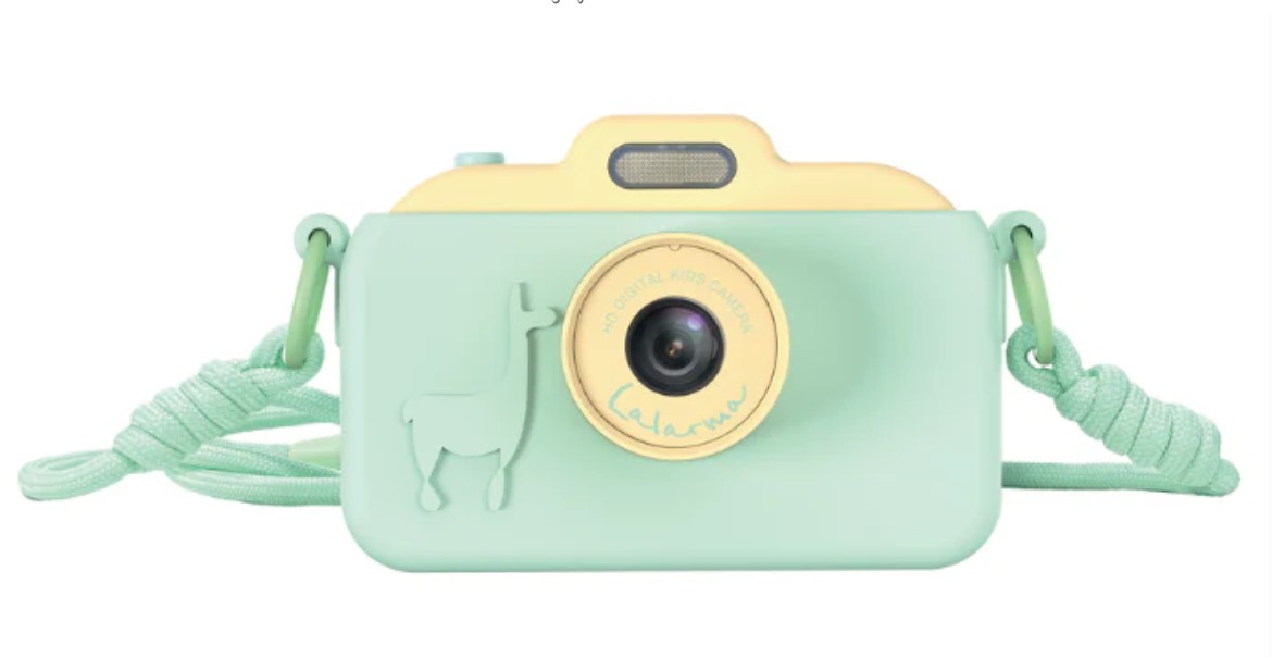 Lalarma Digitalkamera für Kinder - Yellow/Mint